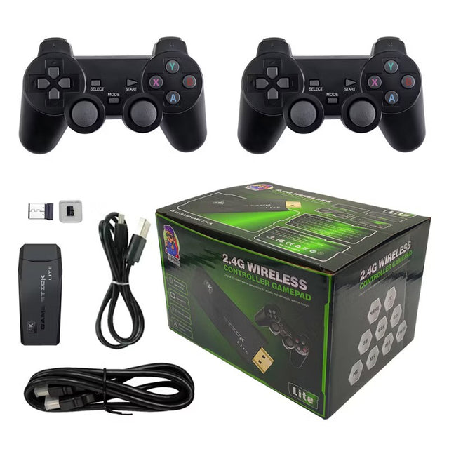 4K 3D Video Game Console M8, 2.4G Wireless Controller for TV, Retro Gaming