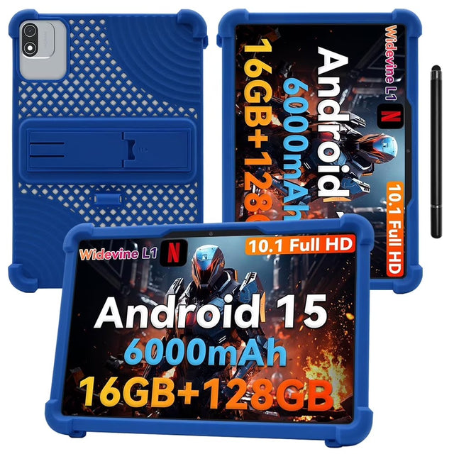 Tablet Case Compatible with Headwolf WPad6/W6/WPad5 10", Stand, Shockproof, Blue