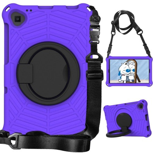 Silicone Protective Case for Xiaomi Mi Pad 4 Plus, Purple, Shockproof, with Shoulder Strap