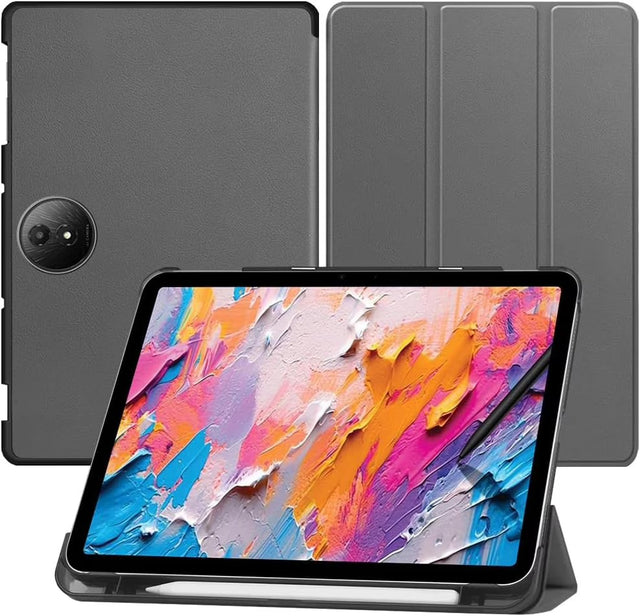Case for TCL NXTPaper 11 Plus 11.5", Ultra Thin, Trifold Stand, Magnetic Closure, Shockproof, Gray