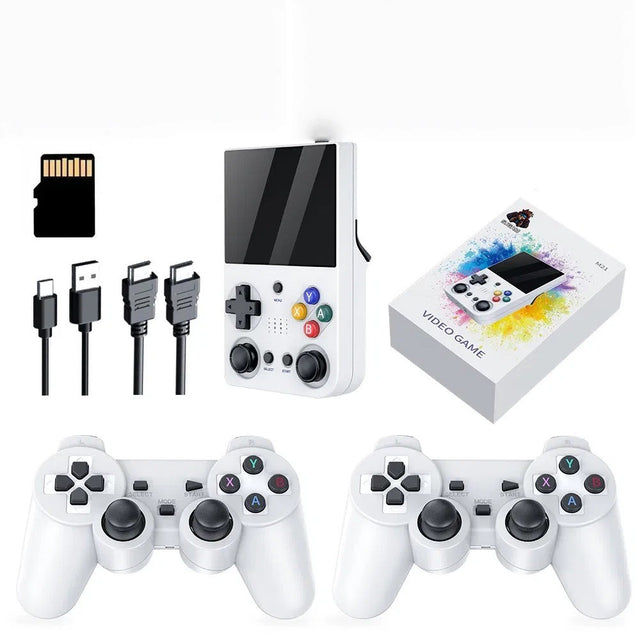 Retro Handheld Gaming Player M21, 3.5" Screen, 20000+ Games, Dual 3D Joystick, Portable