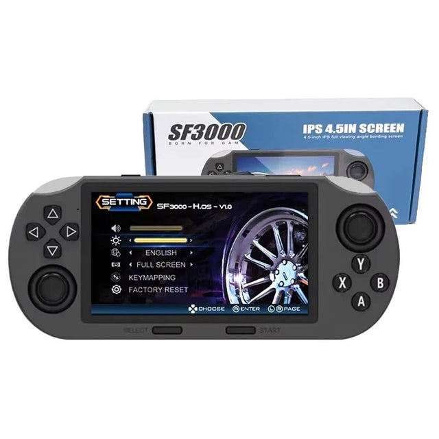 Portable Handheld Game Console 4.5" IPS Screen, Retro Video Player, Support OTG Gamepad, for Kids