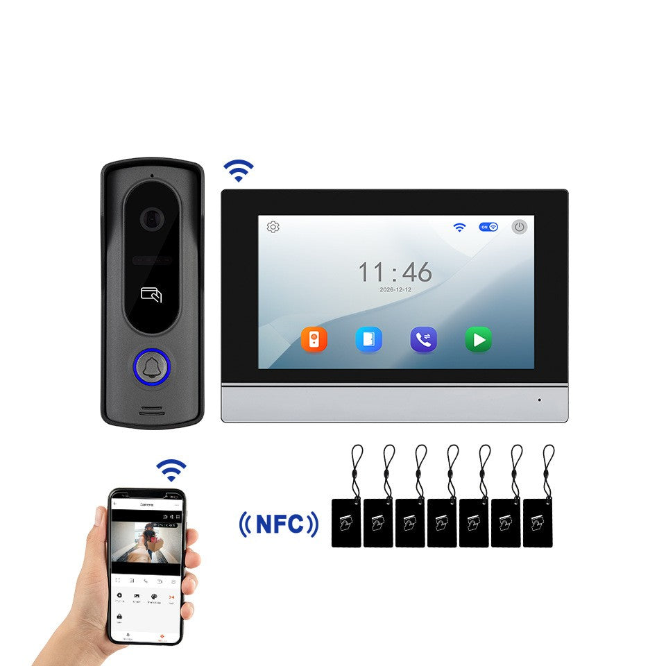 Tuya WiFi Smart Video Doorbell, 1080P, Video Intercom, for Home Villa Apartment