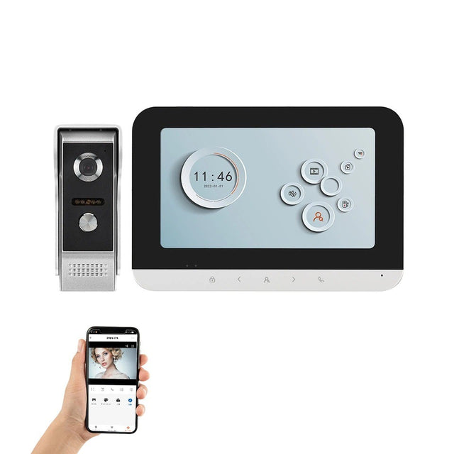 1080P WiFi Smart Doorbell with Video Monitoring & Intercom, for Home Security