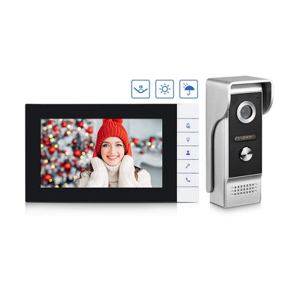 HD Video Intercom System with Night Vision, Intelligent Video Doorbell for Home