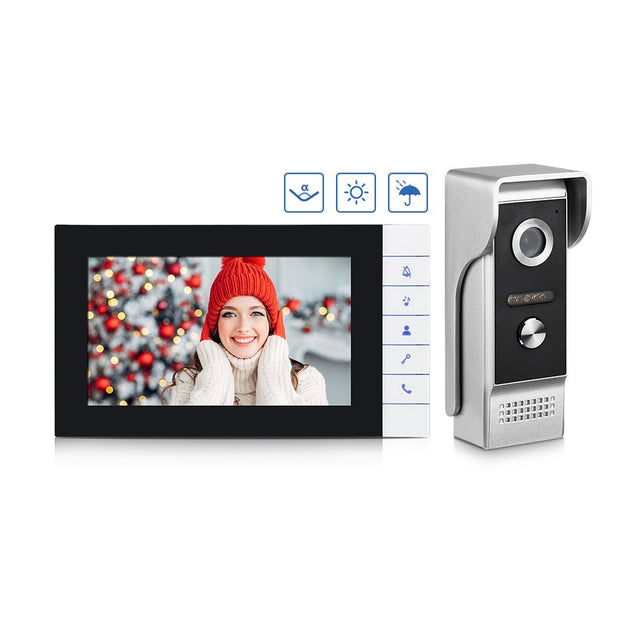 HD Video Intercom System with Night Vision, Intelligent Video Doorbell for Home