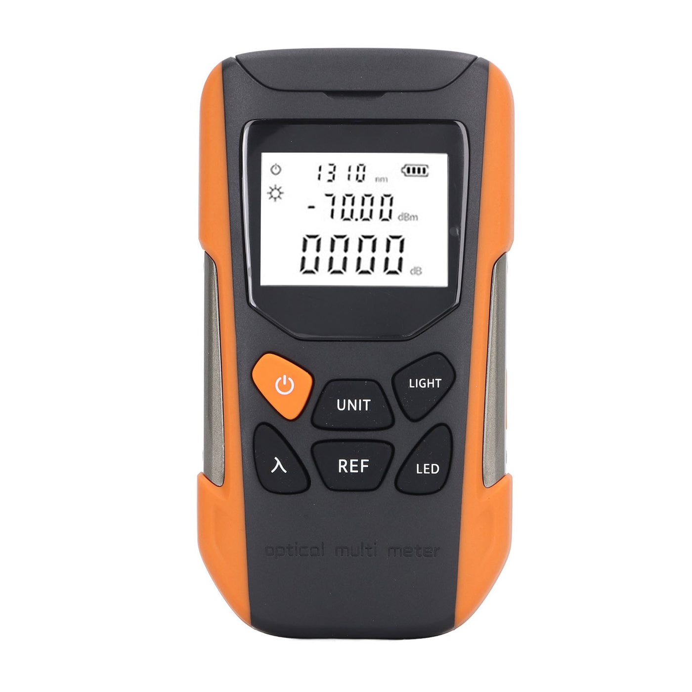 Portable Fiber Optic Power Meter, 30km Optical Attenuation Tester for Cable Testing