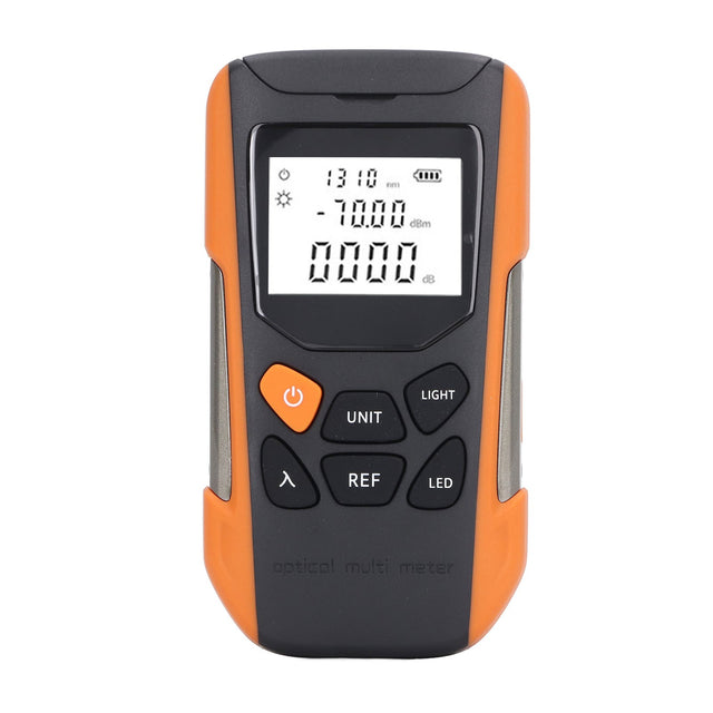 Portable Fiber Optic Power Meter, 30km Optical Attenuation Tester for Cable Testing