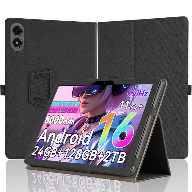 Tablet Case Compatible with TABWEE T50 11", PU Leather, Hand Strap, Stand