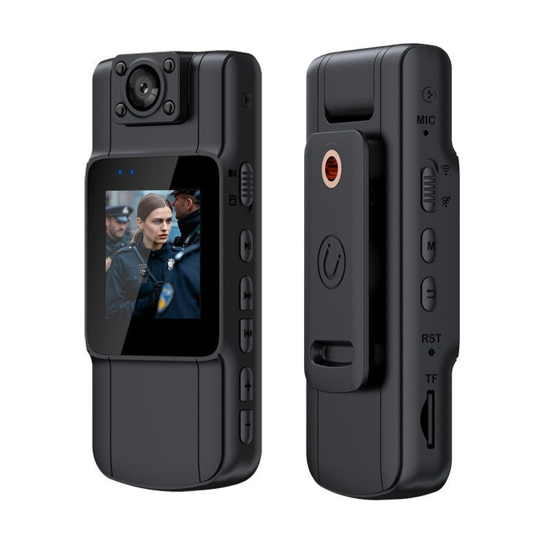 4K Mini Camera with Magnetic Clip, Portable HD Camcorder for Cycling & Vlog