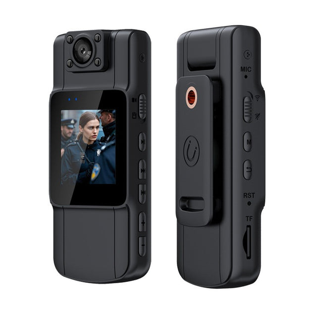 4K Mini Camera with Magnetic Clip, Portable HD Camcorder for Cycling & Vlog