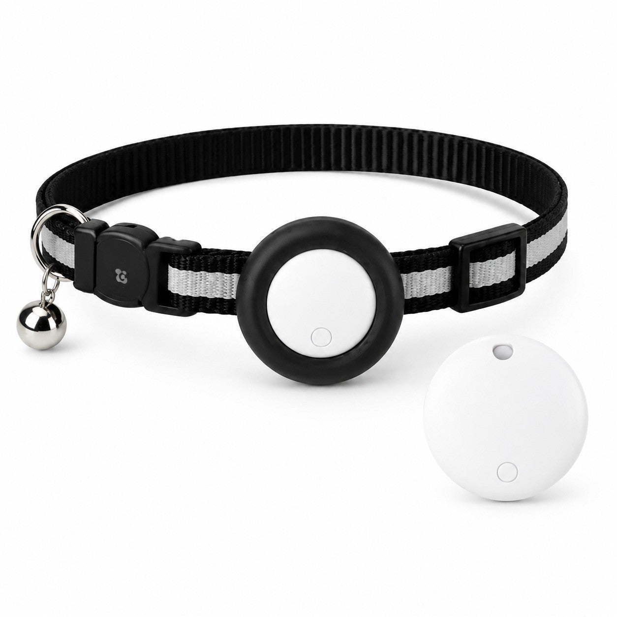 Pet Tracker for Cats & Dogs, Apple Find My Compatible, No Subscription, Collar Included, iPhone iOS 14.5+