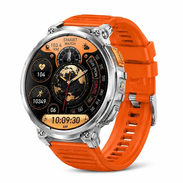 Men's Outdoor Smartwatch 1.85" HD Screen, IP68, GPS, Activity Tracker, Health Monitor
