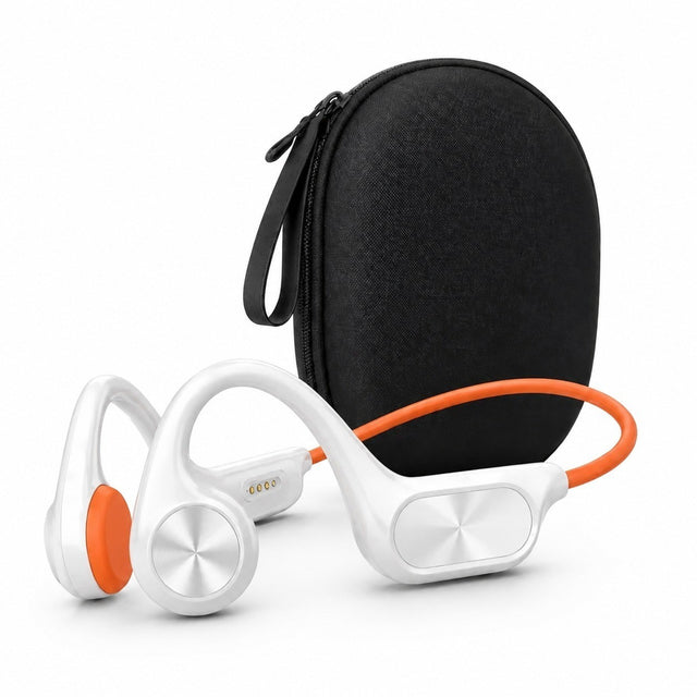 Open-Ear Bluetooth 5.4 Headphones, IPX8, 32GB MP3 Player, Sport with Hard Case