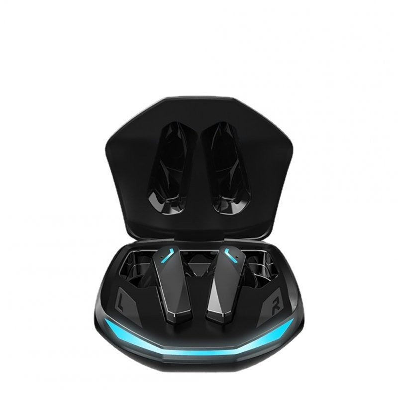 True Wireless Bluetooth Headphones with Noise Reduction for Gaming, Black