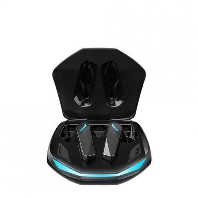 True Wireless Bluetooth Headphones with Noise Reduction for Gaming, Black