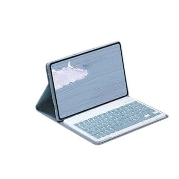 360° Rotating Keyboard Case for Xiaomi Pad 5 / Pad 5 Pro 11", Leather, Blue
