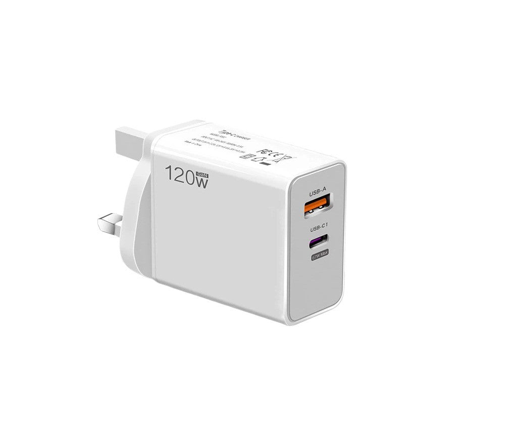 120W Fast Charger with 1.5m USB-C Cable, Turbo Charging for Xiaomi, POCO, Redmi and Other Devices