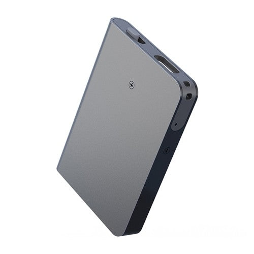 Portable Smart Voice Recorder 64GB, App Control, Dual Mic Noise Reduction, Metal Body