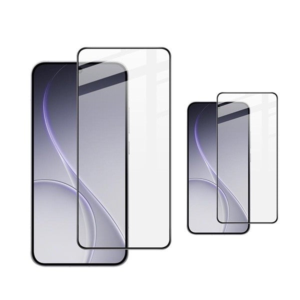2-Pack Premium Full Cover Screen Protector for Oppo Reno15 FS, Tempered Glass