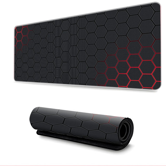 Non-Slip Honeycomb Mouse Pad, 50x100x0.3cm, for Gaming & Office, Large Desk Mat