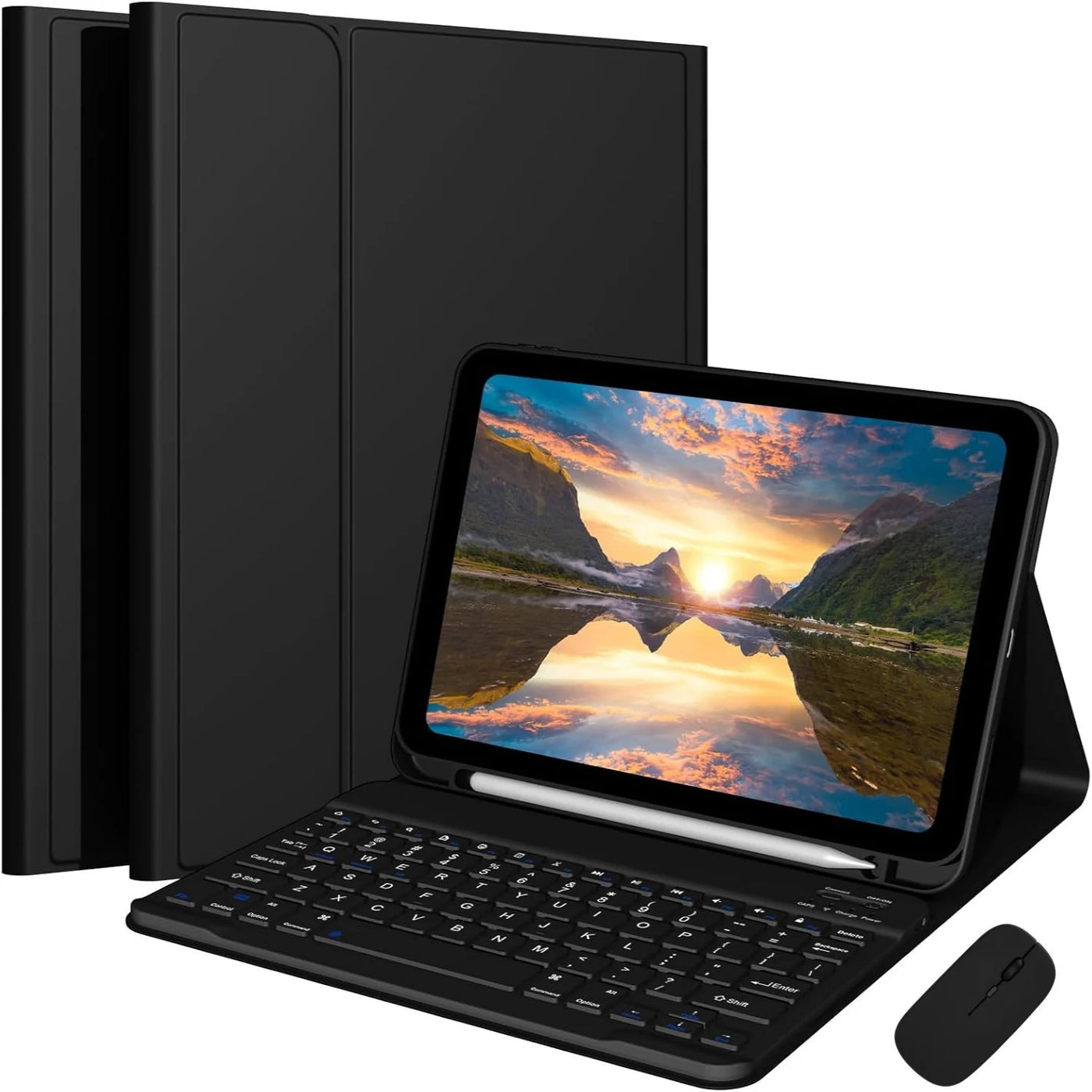 Bluetooth Keyboard Case for Xiaomi Redmi Pad SE 11 Inch with Mouse, Black (2023)