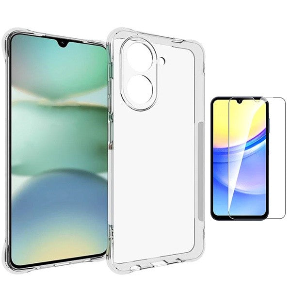 Super Protection Case Kit with Tempered Glass for Xiaomi Redmi A5 4G, Transparent