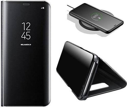 Smart Book Case for Xiaomi Redmi Note 8 Pro, Black
