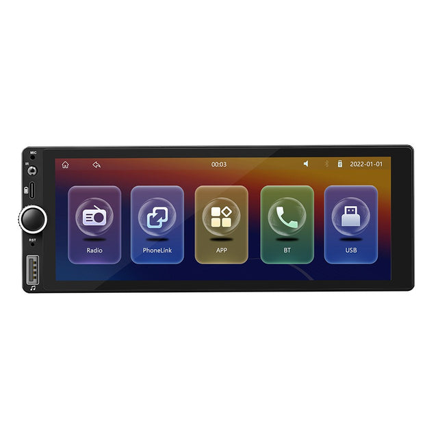 6.86" Wireless Car Radio with CarPlay & Android Auto, HD IPS Touchscreen, RDS, Octa Core