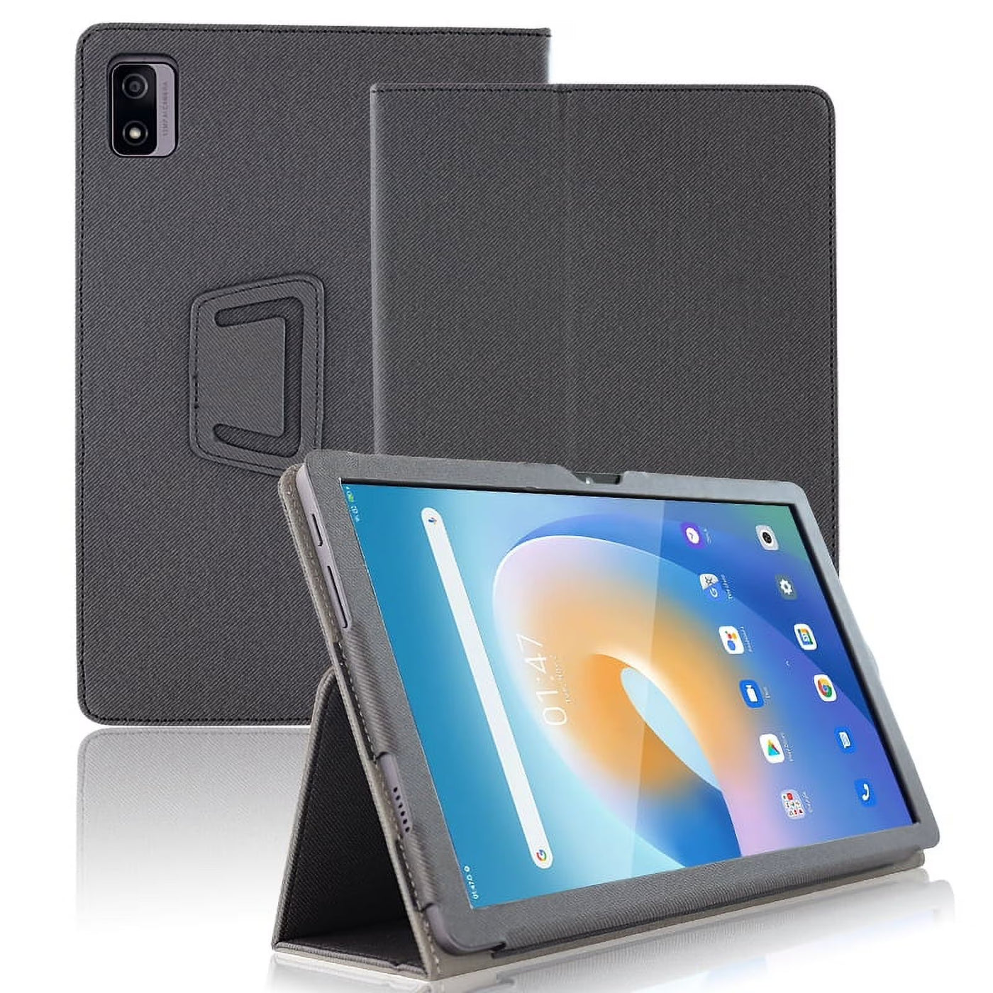 Protective Case for Blackview Tab12 Pro 10.1", PU Leather, Multi-Angle Stand, Shockproof, Portable