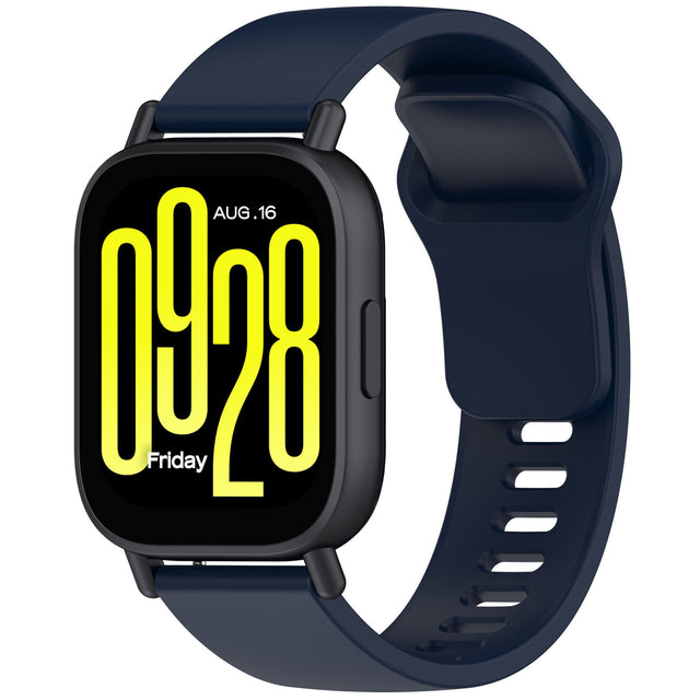 22mm Silicone Strap Compatible with Xiaomi Redmi Watch 5 Active/Lite, Solid Color, Dark Blue