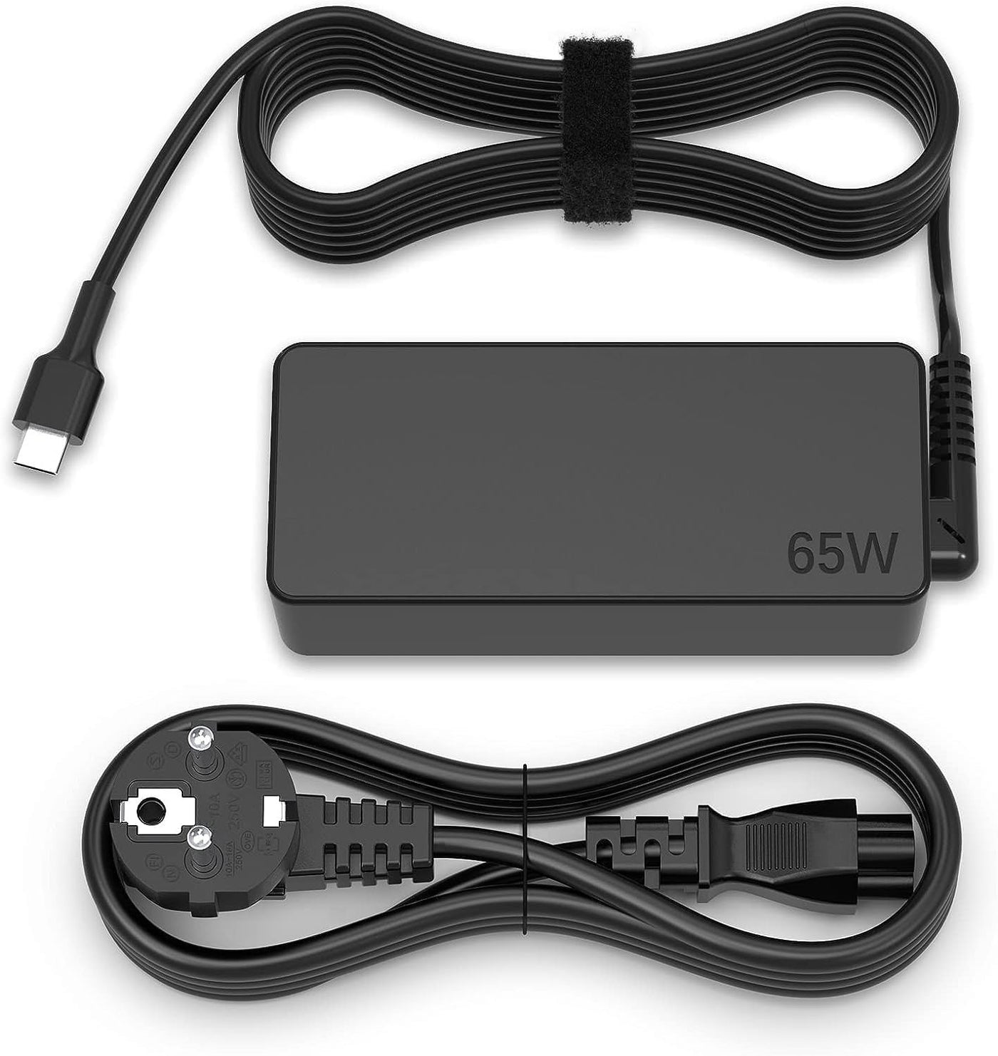 65W USB-C Charger Compatible with Lenovo ThinkPad T480 T490 T580 T590, L380 L390, X1 Carbon