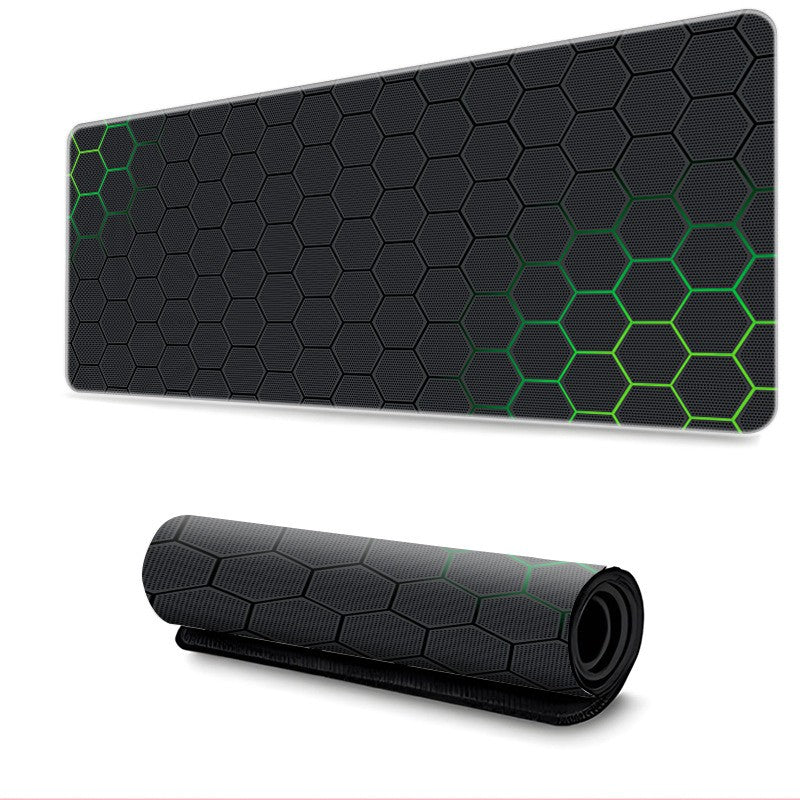 Non-Slip Mouse Pad 50x100x0.3cm, Honeycomb Grid, for Gaming & Office, Waterproof