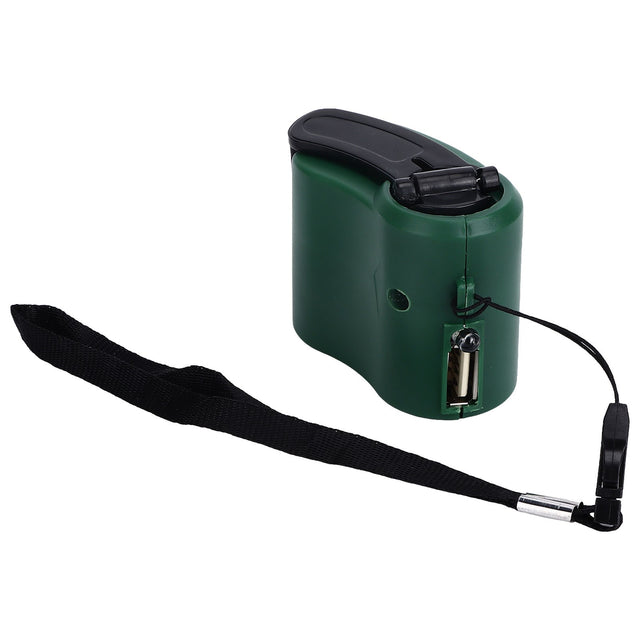 USB Hand Crank Phone Charger, Portable Emergency Charger with LED Light, for Outdoor Hiking
