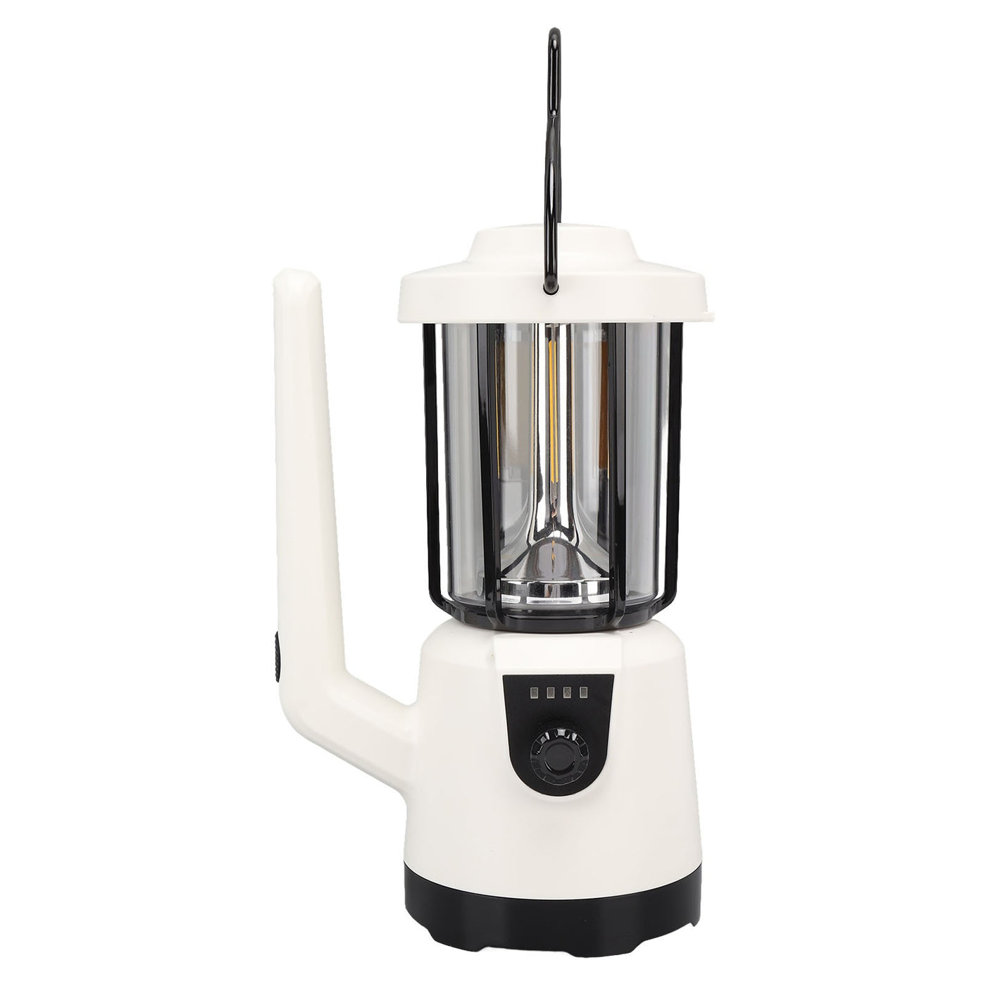 Portable LED Camping Light, Rechargeable Flashlight, Outdoor Emergency Searchlight with Battery