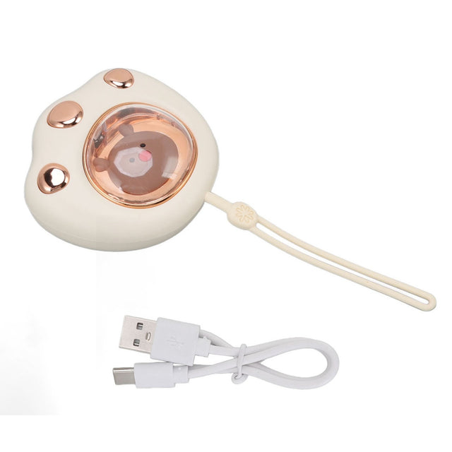 Rechargeable Hand Warmer Cat Paw, USB 5V 1A, 2 Levels Adjustable, Power Bank, Quick Heat