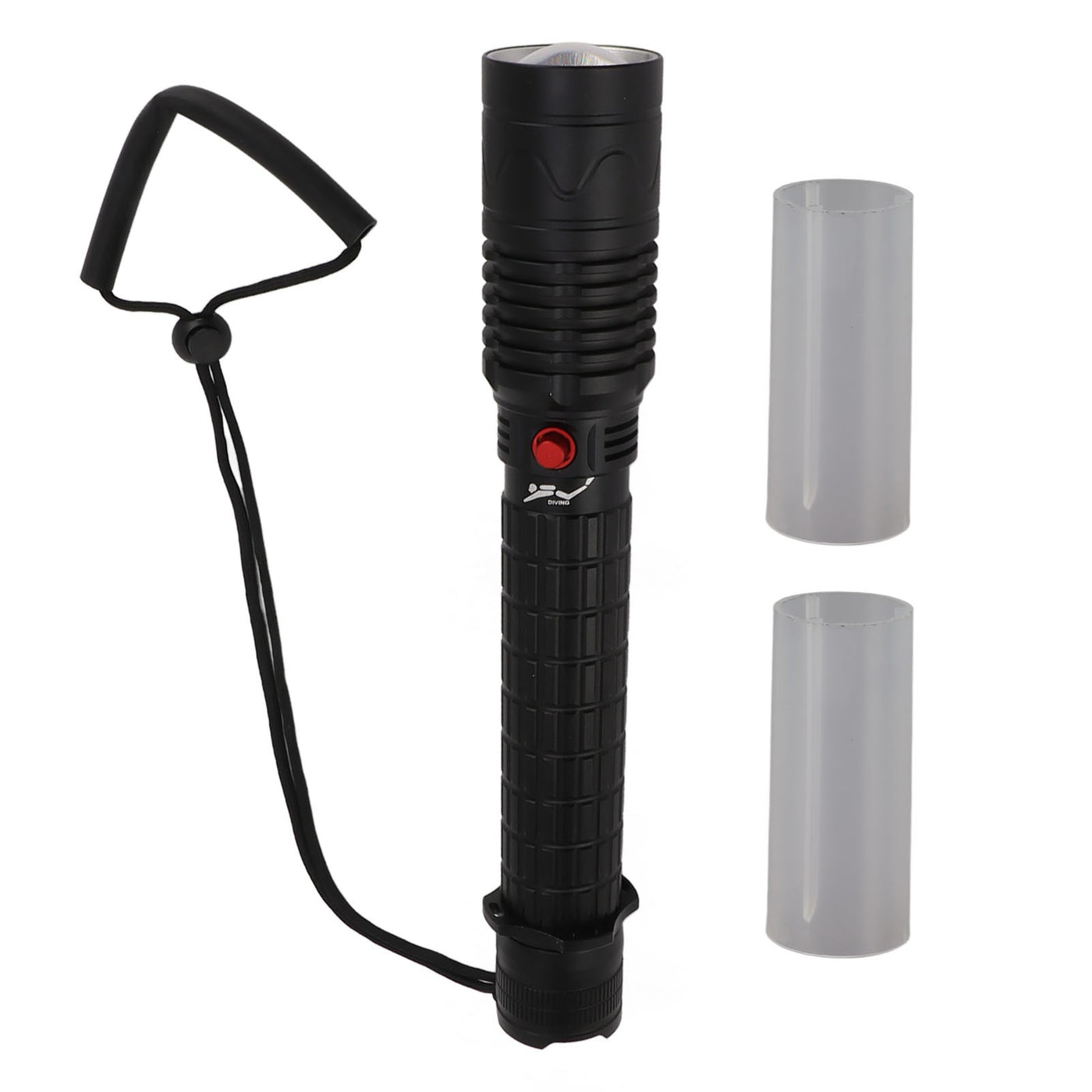 Professional Diving Flashlight 8000LM, IPX8 Waterproof, Magnetic Switch, 3 Modes, Super Bright Underwater Torch