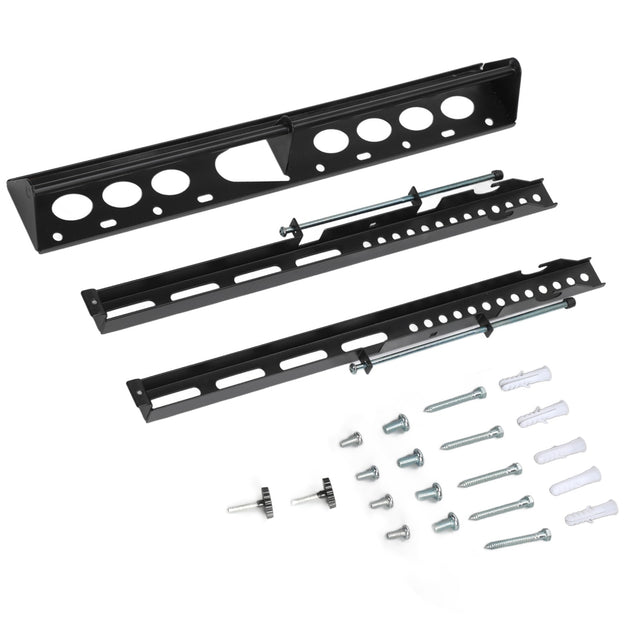 Universal TV Wall Mount Bracket, Adjustable, Easy Assembly, Black, for TVs 26-55 Inch