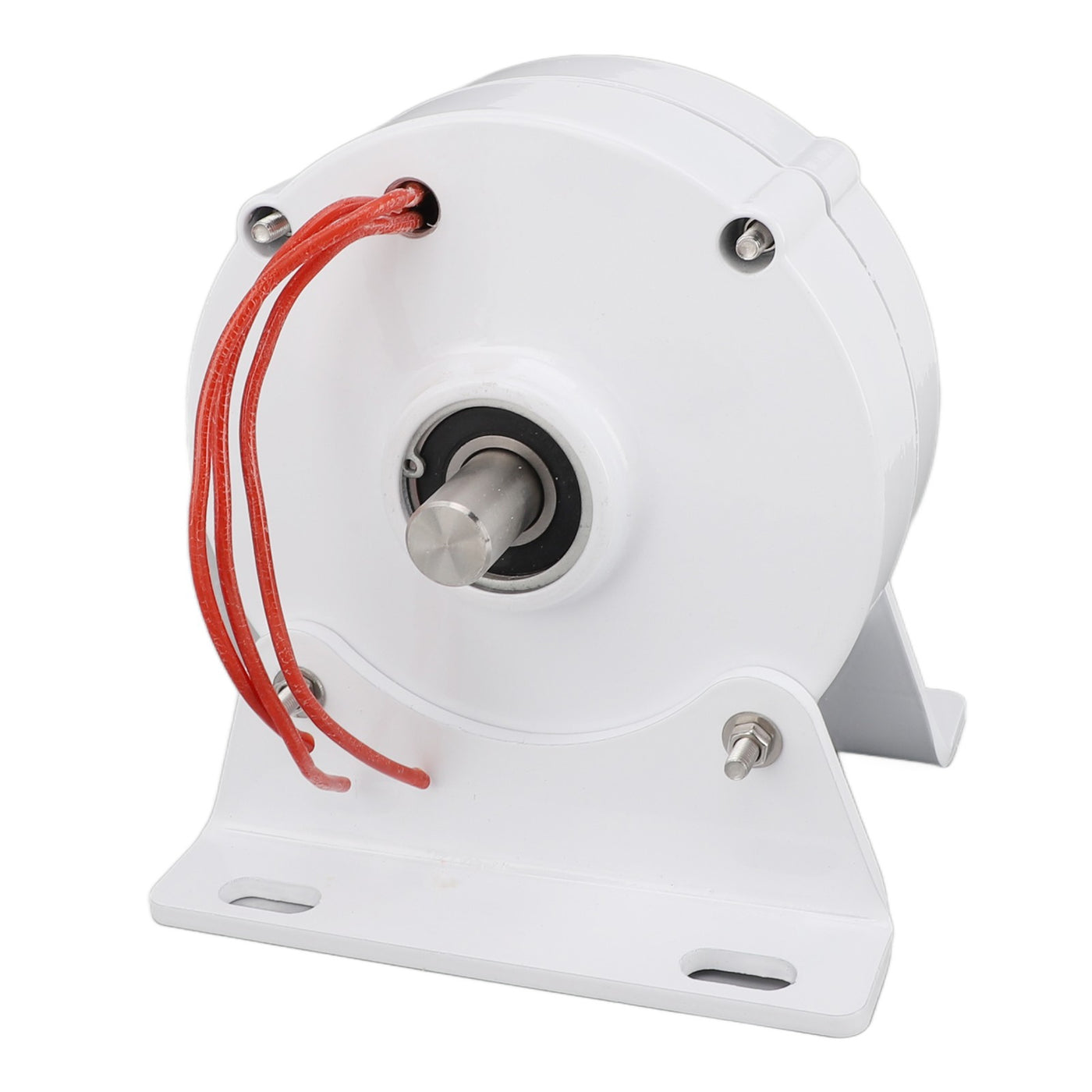 Permanent Magnet Synchronous Motor, Dual Shaft, 3 Phase AC Alternator, 48V 200W with Base