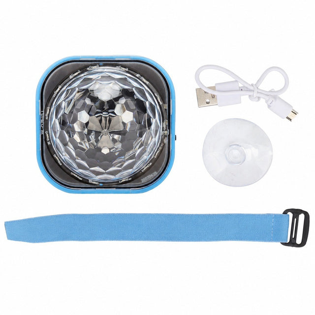 RGB Wrist Light, Blue, Stage Bracelet Lamp, Colorful Ambient Ball for Car KTV Wedding