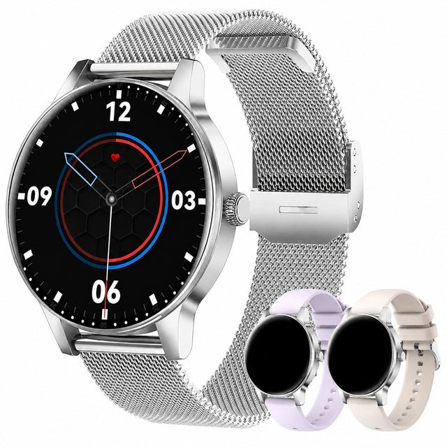 Women's Smartwatch with Bluetooth Calling, 1.27" HD, Heart Rate, Sleep, SpO2, 110+ Fitness Trackers