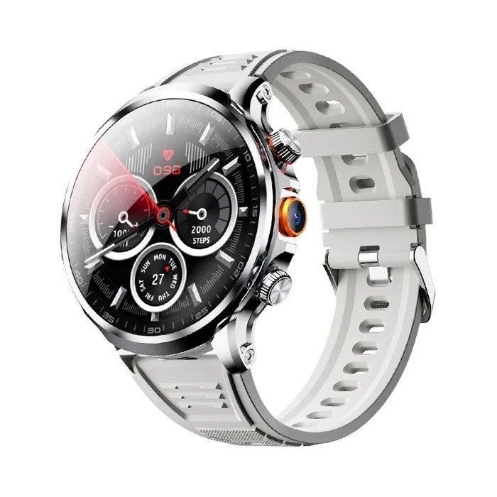 4G Smartwatch, 1.85" Screen, 1100mAh Battery, Video Call, WiFi, GPS, Android 8.1, Dual SIM