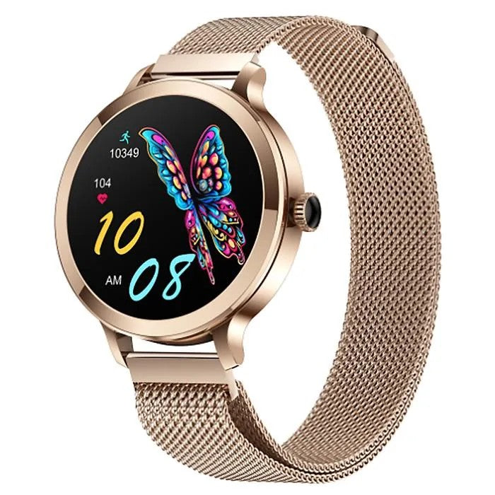 Women's Smartwatch with Call, 1.1" AMOLED, Activity Monitor, 110+ Modes, IP68, Rose Gold