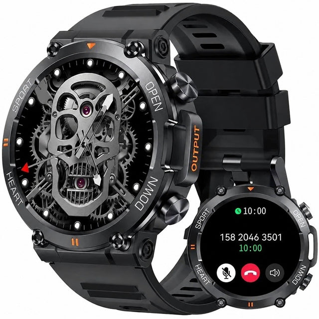 Men's Smartwatch with Heart Rate Monitor, Sleep Tracker, 1.39" Touchscreen, 100+ Watch Faces