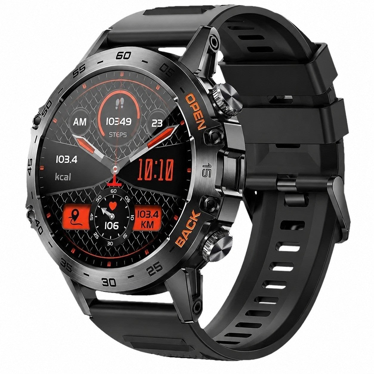 Men's Smartwatch, 1.39" HD 360*360, Bluetooth Calling, Heart Rate/SpO2 Monitor, 120+ Sports Modes