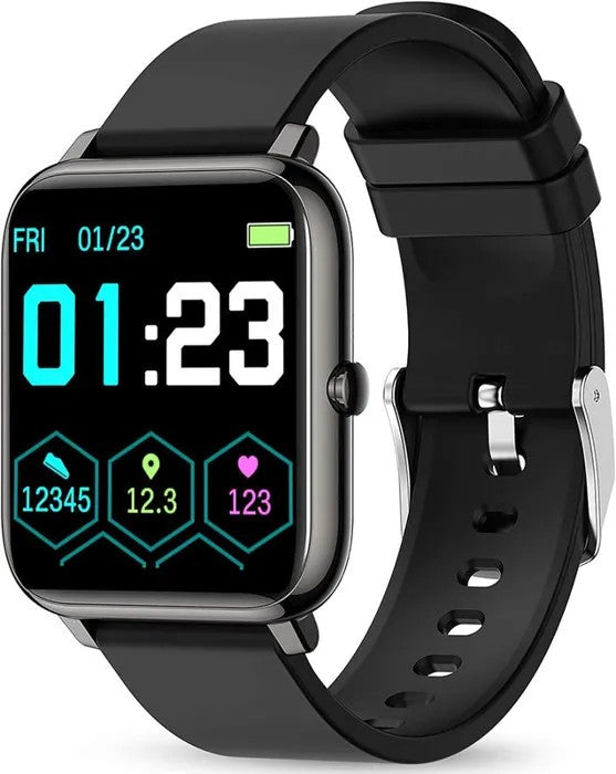 Women's Smartwatch, IP68 Waterproof, Sleep Monitor, Heart Rate, Pedometer