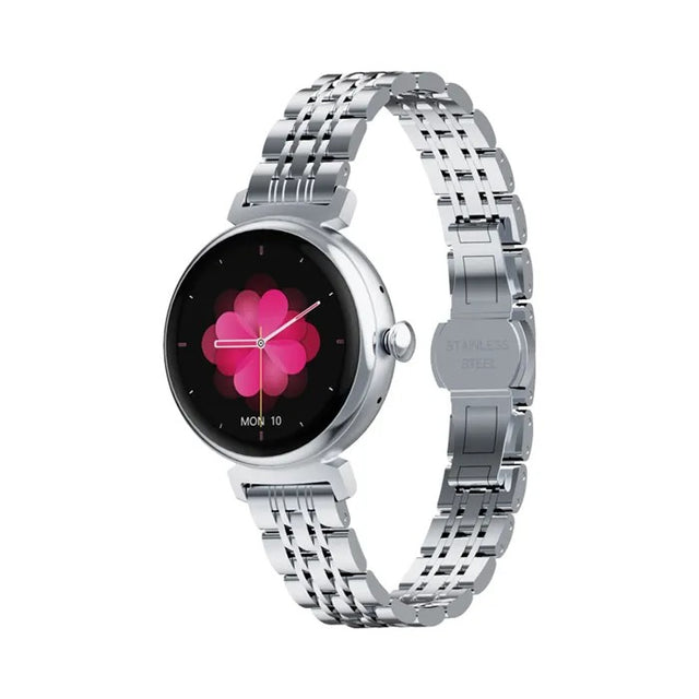 Women's Smartwatch, 1.04" AMOLED Screen, BT Calling, Sleep & Heart Rate Monitor
