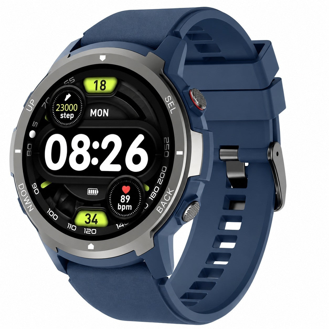 Men's Smartwatch with Bluetooth Calls, 1.39" Round, Waterproof, 110+ Sports Modes, Heart Rate Monitor