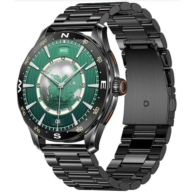 Smartwatch with Bluetooth Calling, 1.43" AMOLED, Heart Rate, Blood Oxygen, Health Tracker, Black