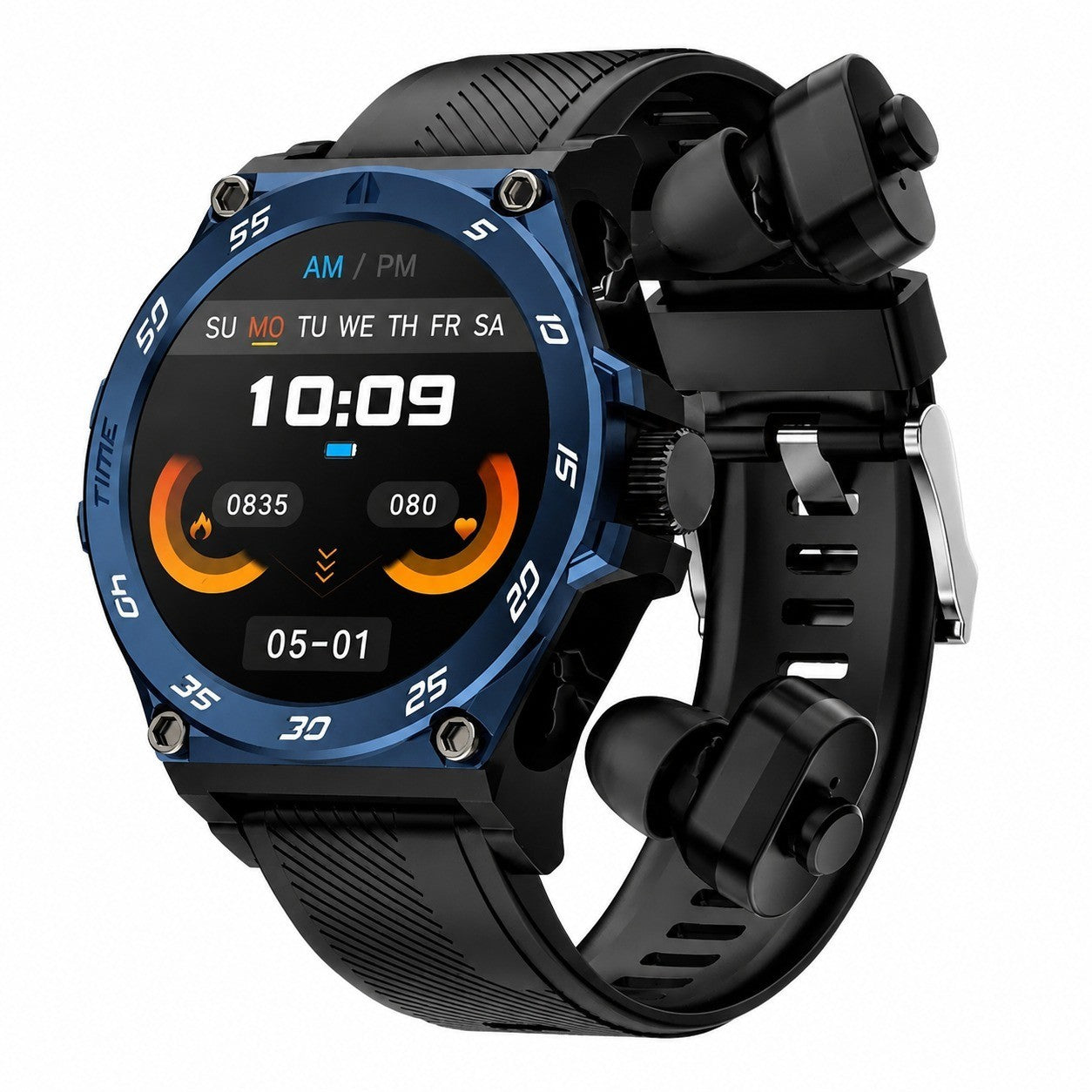 Women's Smartwatch, Bluetooth Heart Rate Monitor, Multifunction Sport Watch, Blue